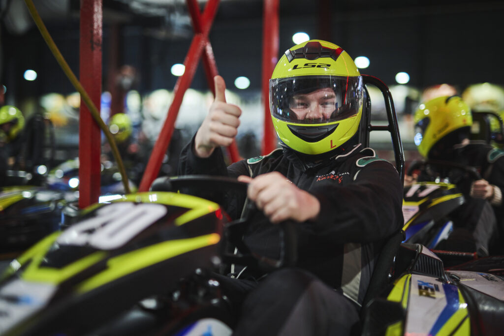 Gokartkjøring hos Harald Huysman Karting